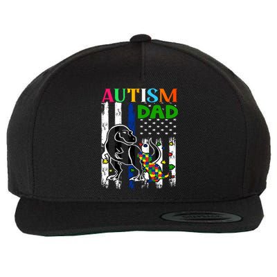 Autism Dad Wool Snapback Cap