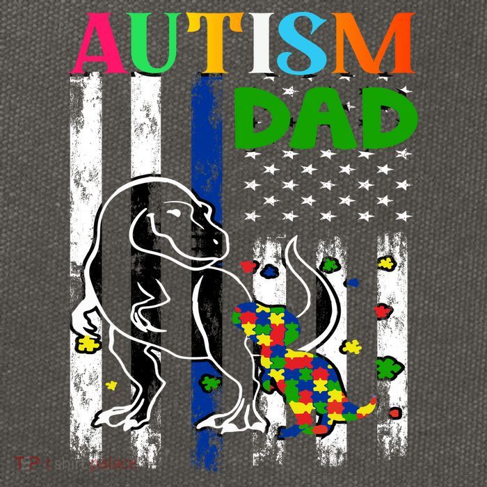 Autism Dad Cotton Canvas Backpack