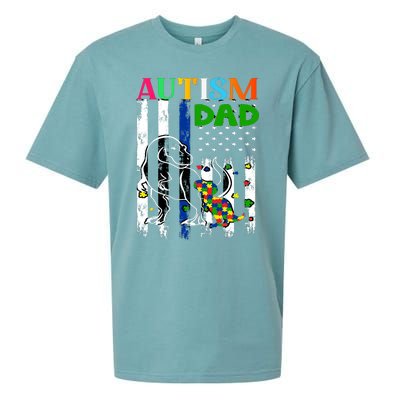 Autism Dad Sueded Cloud Jersey T-Shirt