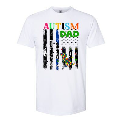 Autism Dad Softstyle CVC T-Shirt