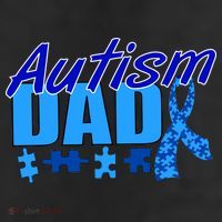 Autism Dad Awareness Ribbon Cool Comfort Performance Bucket Hat