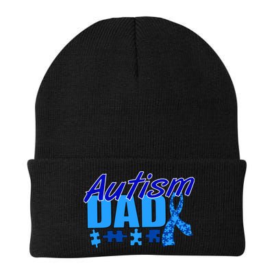 Autism Dad Awareness Ribbon Beanie