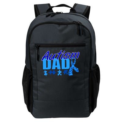 Autism Dad Awareness Ribbon Daily Commute Backpack