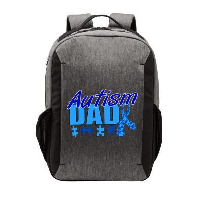 Autism Dad Awareness Ribbon Vector Backpack