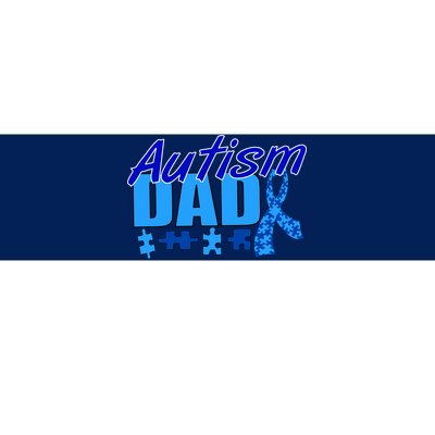 Autism Dad Awareness Ribbon Bumper Sticker