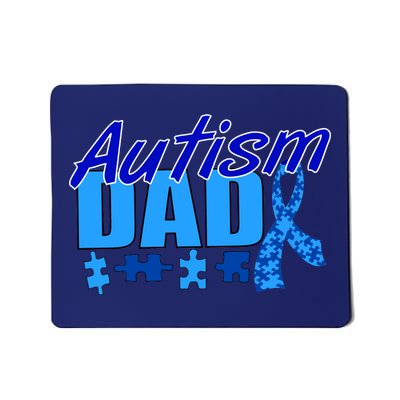 Autism Dad Awareness Ribbon Mousepad