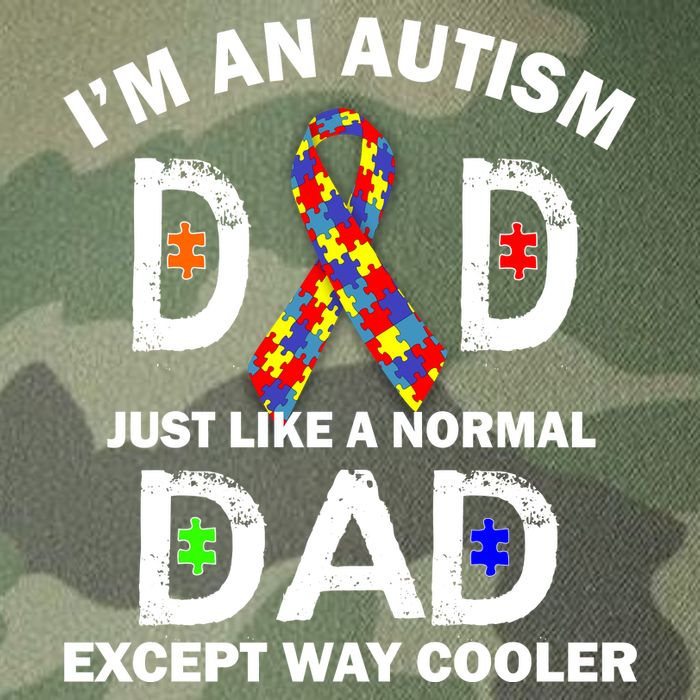 Autism Dad Just Like A Normal Dad But Way Cooler Legacy Tie Dye Trucker Hat