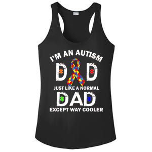 Autism Dad Just Like A Normal Dad But Way Cooler Ladies PosiCharge Competitor Racerback Tank