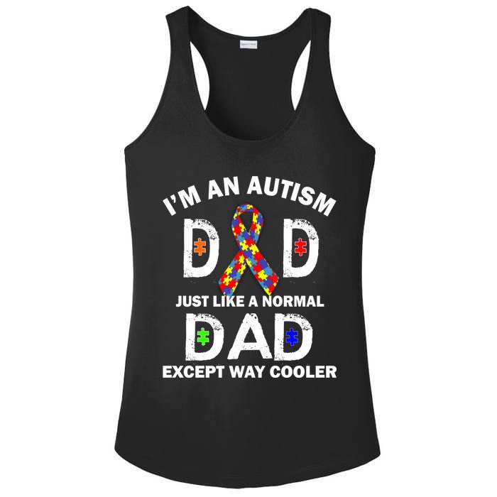 Autism Dad Just Like A Normal Dad But Way Cooler Ladies PosiCharge Competitor Racerback Tank