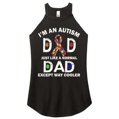 Autism Dad Just Like A Normal Dad But Way Cooler Women's Perfect Tri Rocker Tank