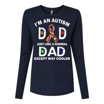 Autism Dad Just Like A Normal Dad But Way Cooler Womens Cotton Relaxed Long Sleeve T-Shirt