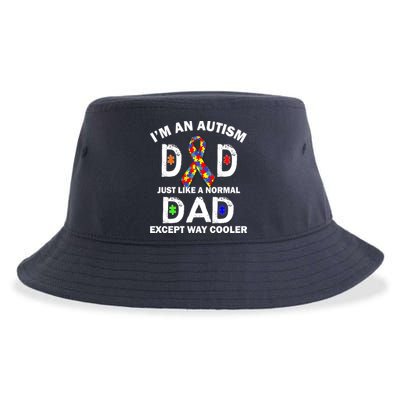Autism Dad Just Like A Normal Dad But Way Cooler Sustainable Bucket Hat