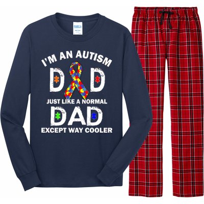 Autism Dad Just Like A Normal Dad But Way Cooler Long Sleeve Pajama Set