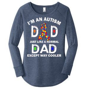 Autism Dad Just Like A Normal Dad But Way Cooler Women's Perfect Tri Tunic Long Sleeve Shirt