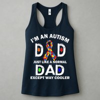 Autism Dad Just Like A Normal Dad But Way Cooler Womens Tank Top