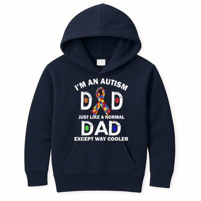 Autism Dad Just Like A Normal Dad But Way Cooler Kids Hoodie
