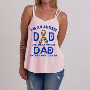 Autism Dad Just Like A Normal Dad But Way Cooler Women's Strappy Tank