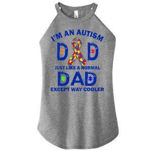 Autism Dad Just Like A Normal Dad But Way Cooler Women's Perfect Tri Rocker Tank