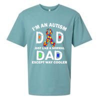 Autism Dad Just Like A Normal Dad But Way Cooler Sueded Cloud Jersey T-Shirt