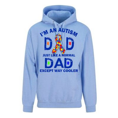 Autism Dad Just Like A Normal Dad But Way Cooler Unisex Surf Hoodie