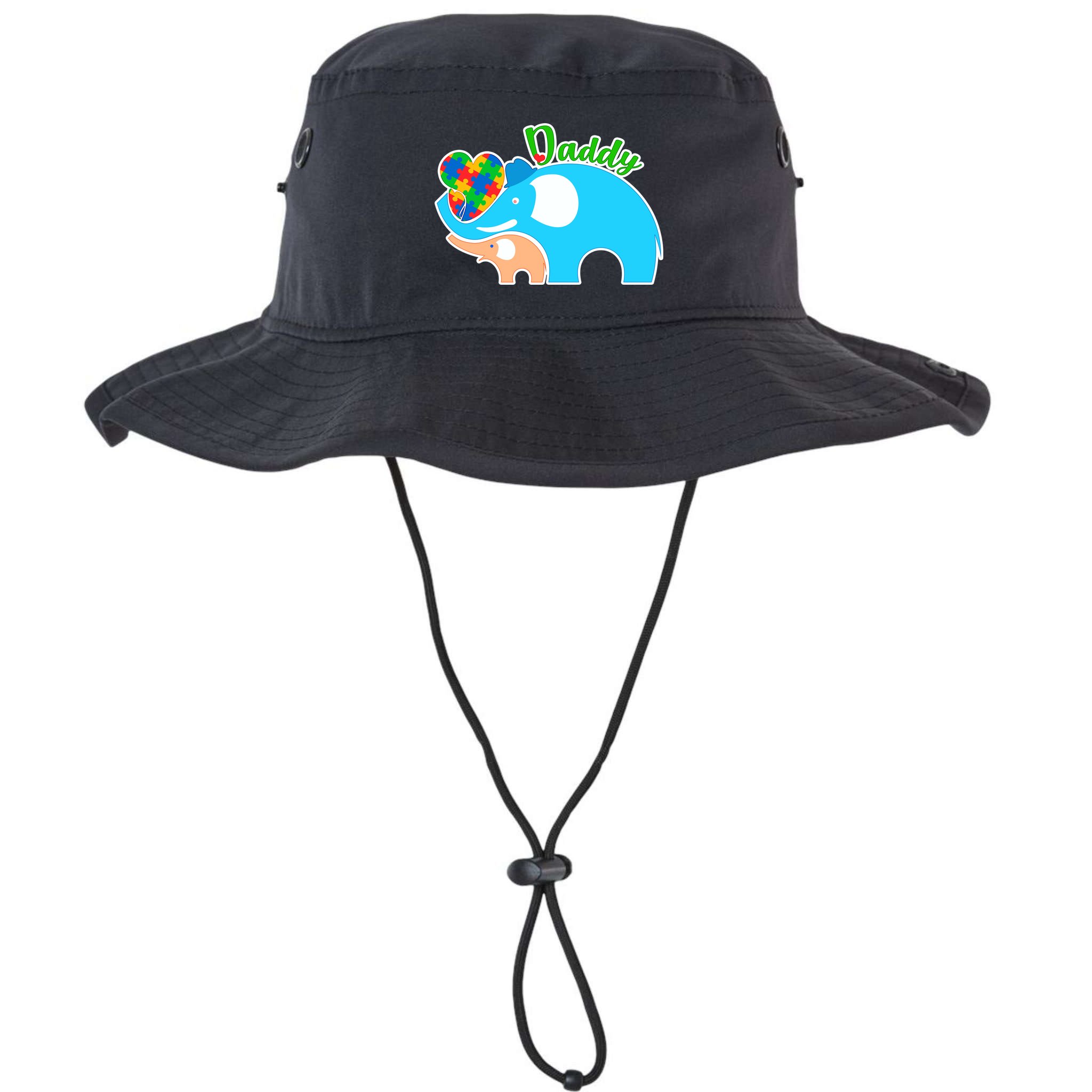 Autism Daddy Cute Elephant Bucket Hat