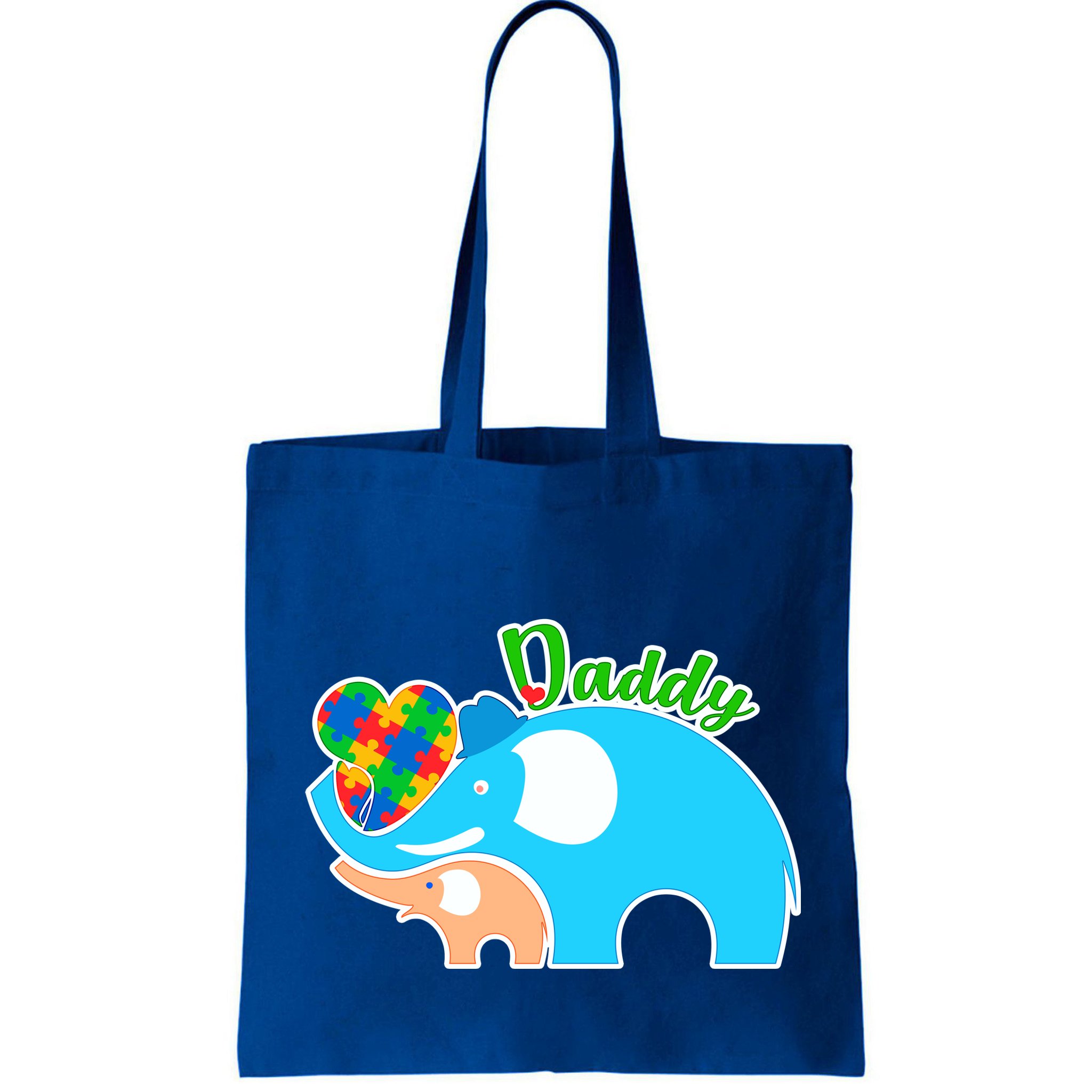 Autism Daddy Cute Elephant Bag