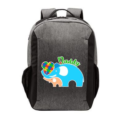 Autism Daddy Cute Elephant Vector Backpack