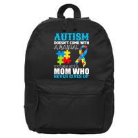 Autism Doesn't Come With A Manual 16 in Basic Backpack
