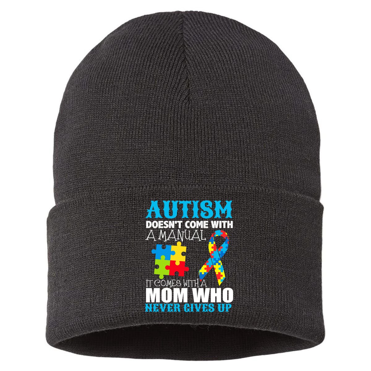 Autism Doesn't Come With A Manual Sustainable Knit Beanie