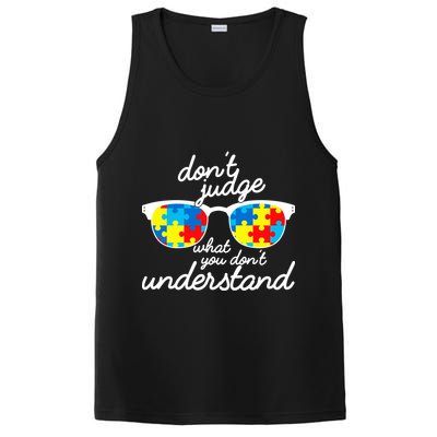 Autism Don't Judge What You Don't Understand PosiCharge Competitor Tank