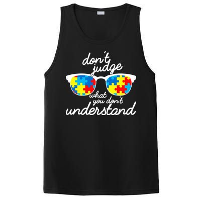 Autism Don't Judge What You Don't Understand PosiCharge Competitor Tank