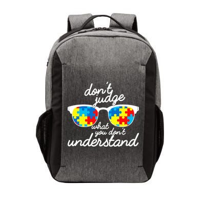 Autism Don't Judge What You Don't Understand Vector Backpack