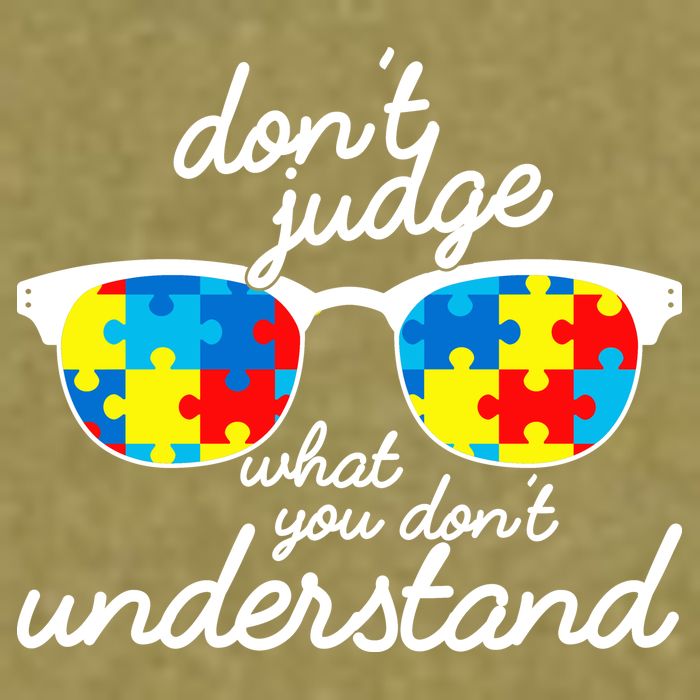 Autism Don't Judge What You Don't Understand Garment-Dyed Women's Muscle Tee