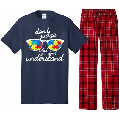 Autism Don't Judge What You Don't Understand Pajama Set