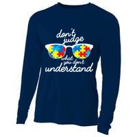Autism Don't Judge What You Don't Understand Cooling Performance Long Sleeve Crew