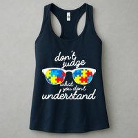 Autism Don't Judge What You Don't Understand Womens Tank Top