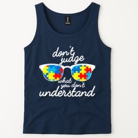 Autism Don't Judge What You Don't Understand Tank Top