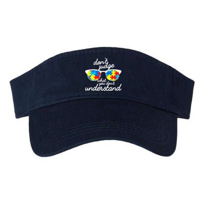 Autism Don't Judge What You Don't Understand Visor