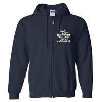 Autism Don't Judge What You Don't Understand Full Zip Hoodie