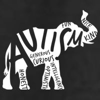 Autism Elephant Kind Words Adult Drive Performance Visor