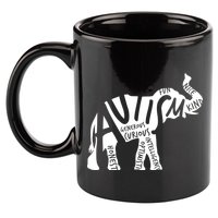 Autism Elephant Kind Words 11oz C Handle Ceramic Mug