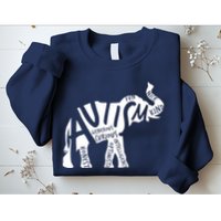 Autism Elephant Kind Words Sweatshirt