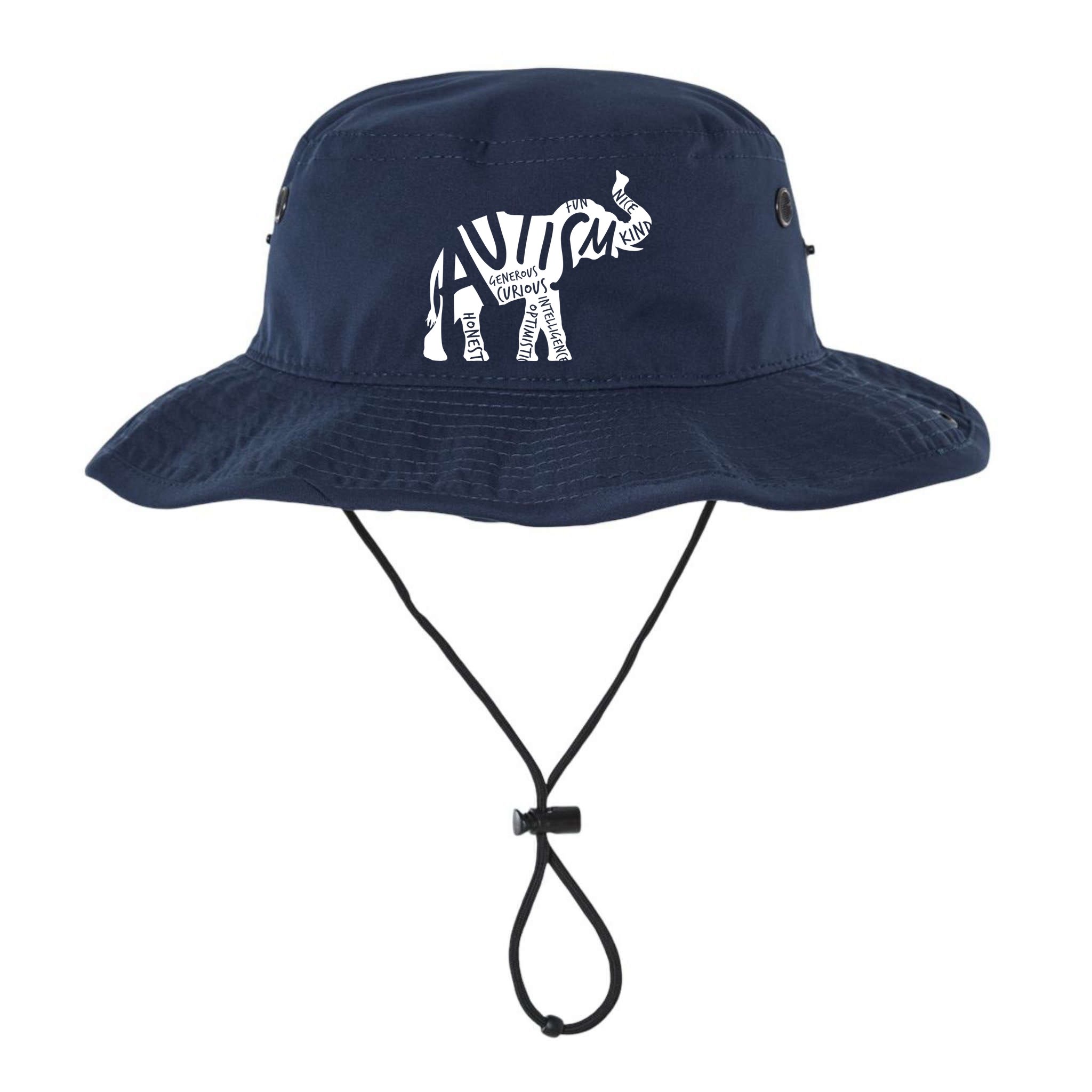 Autism Elephant Kind Words Bucket Hat