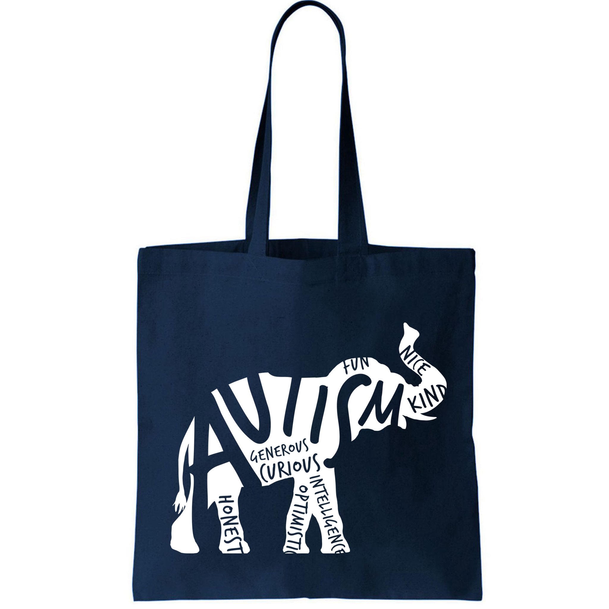 Autism Elephant Kind Words Bag