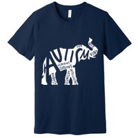 Autism Elephant Kind Words Premium T-Shirt