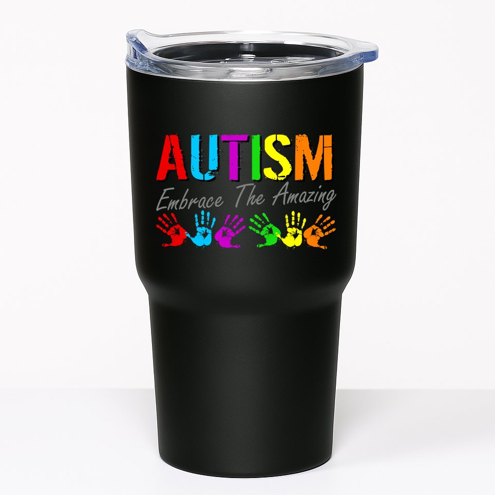 Autism Embrace The Amazing Tumbler