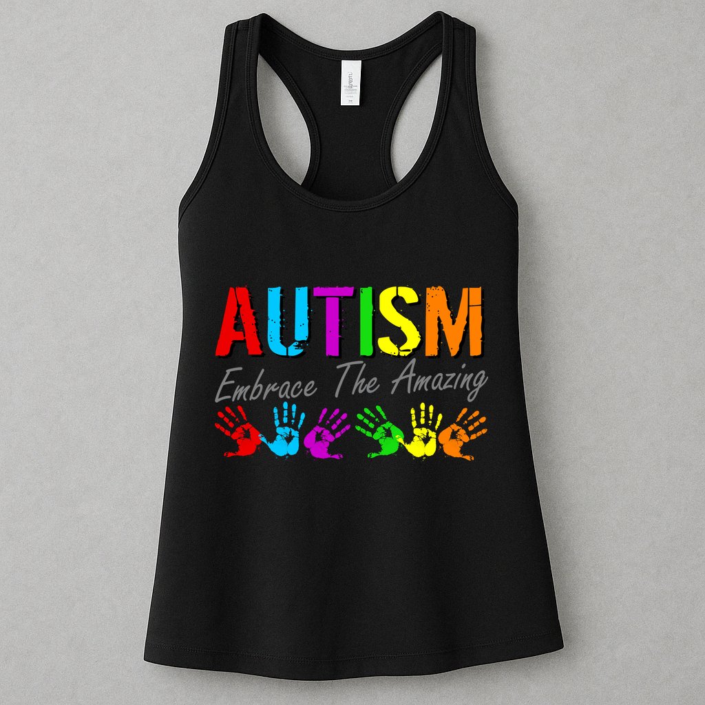 Autism Embrace The Amazing Womens Tank Top
