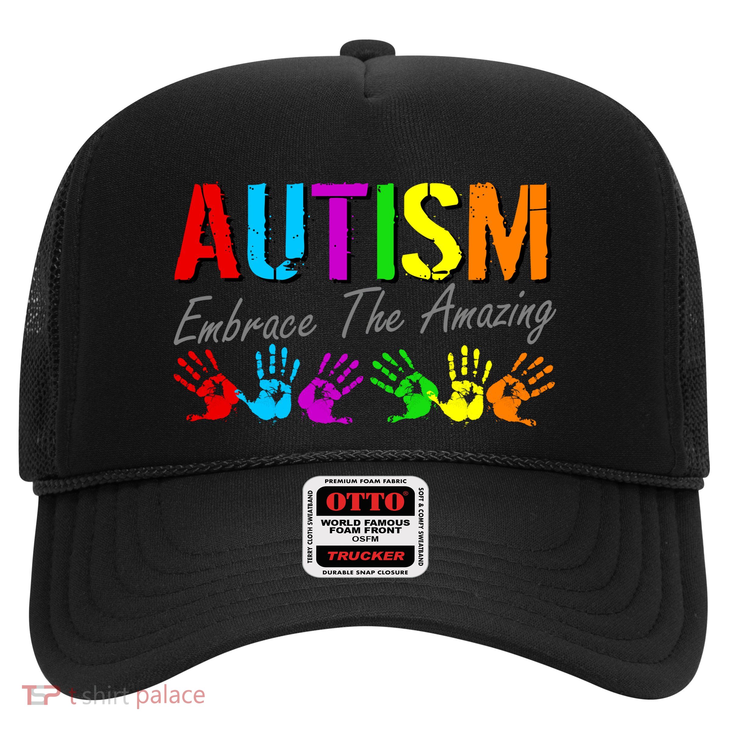 Autism Embrace The Amazing Trucker Hat