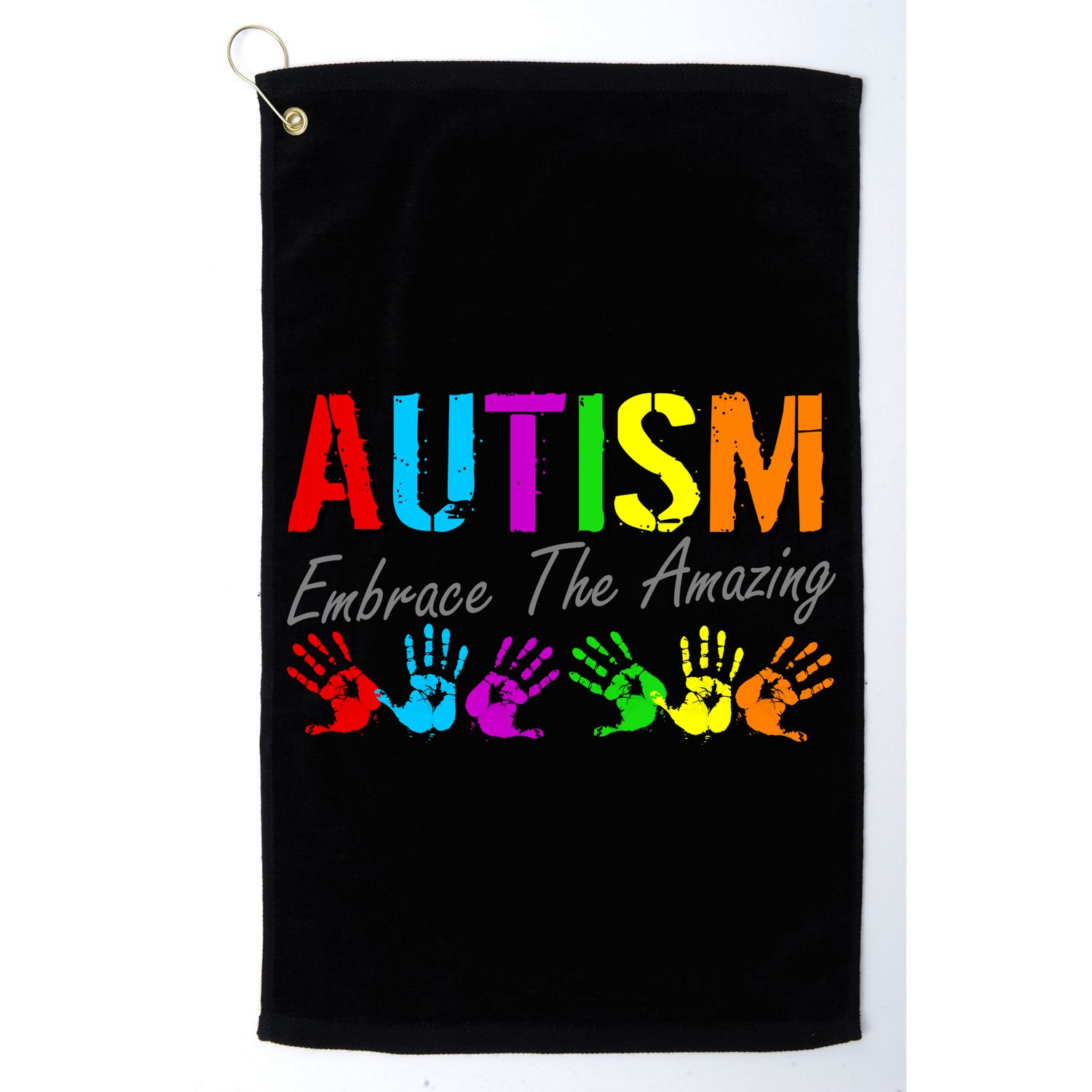 Autism Embrace The Amazing Golf Towel