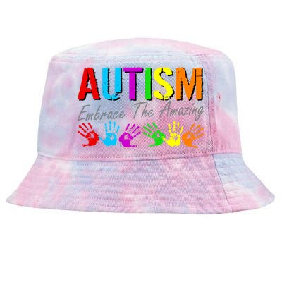 Autism Embrace The Amazing Tie-Dyed Bucket Hat